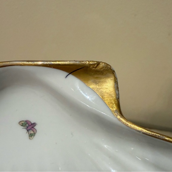 Limoges Clam Shell Trinket Dish - Picture 5 of 6